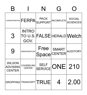 stAte Bingo Card