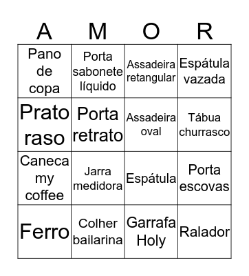 CHÁ BAR Bingo Card