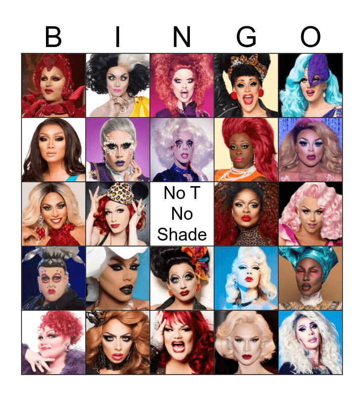 DRAG QUEEN BINGO Card