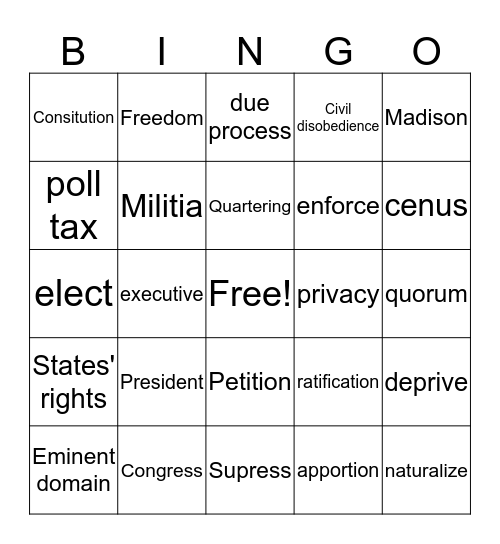 Galaxtone Bingo Card