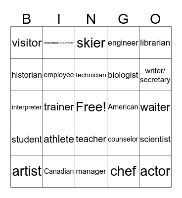 Using the Agent Marker Bingo Card