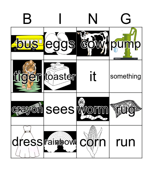 wordlist 3 Bingo Card