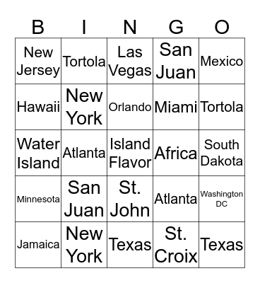 Human Bingo Card