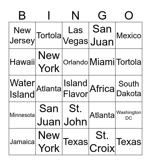 Human Bingo Card