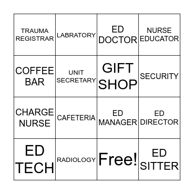 ED BINGO Card