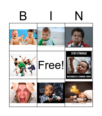 The many faces of Customer Service! Bingo Card