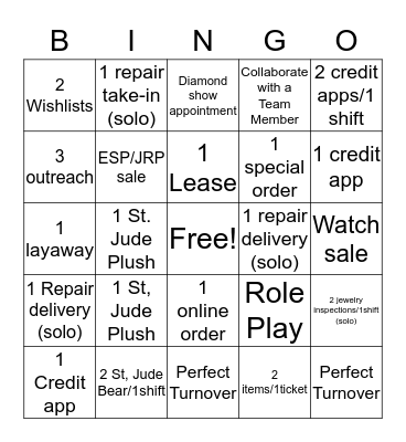 Beginners Bingo Card