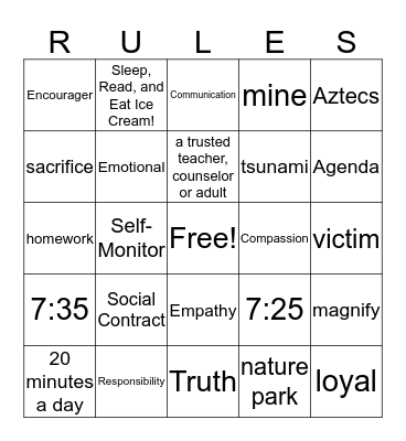 A Little More-September- 2018-Reading Bingo Card