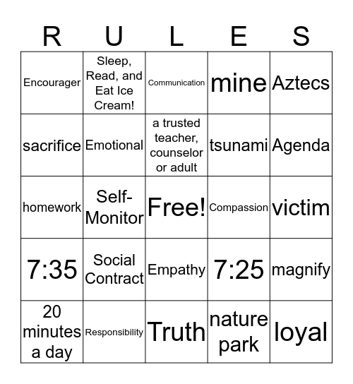 A Little More-September- 2018-Reading Bingo Card