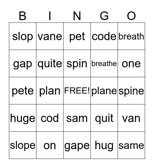 Bite A Bit Bingo 3 Bingo Card