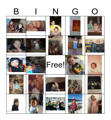 Baby Shower  Bingo Card