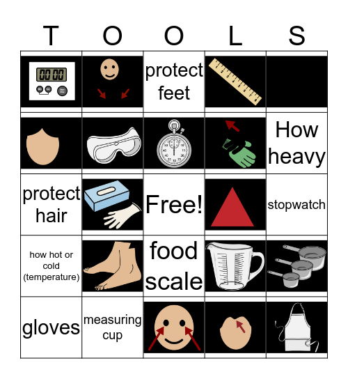 Tools and Safety Bingo Card