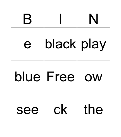 Mix 4  Bingo Card