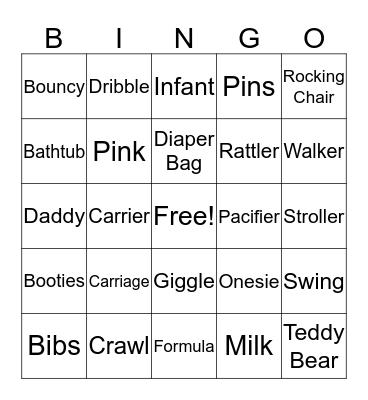 Jacqueline Ruth Riley's Bingo Card