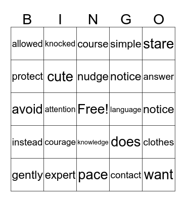 How to Train Your Human Bingo Card