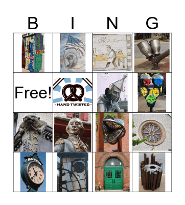 "I Love York City" Bingo! Bingo Card