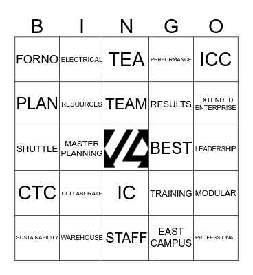 I&L Bingo Card