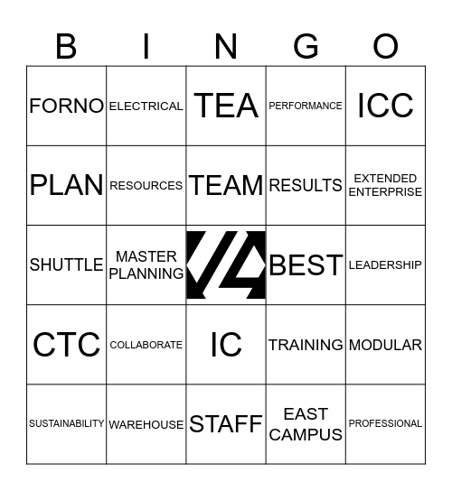 I&L Bingo Card