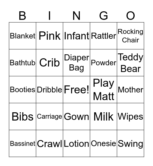 Jacqueline Ruth Riley's Bingo Card