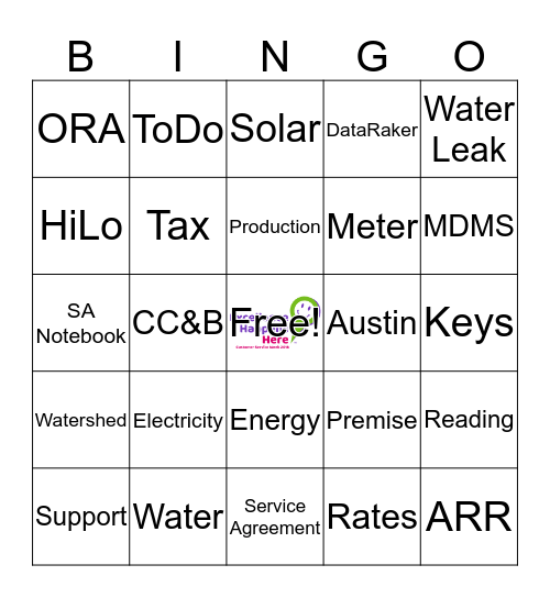 Billing Services Management Bingo Card