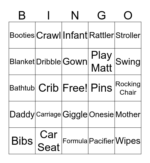 Jacqueline Ruth Riley's Bingo Card