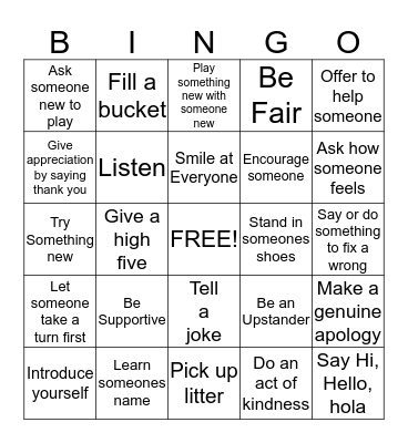 BIG Bingo Card