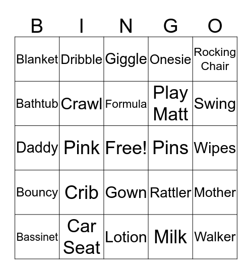Jacqueline Ruth Riley's Bingo Card