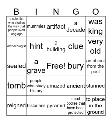 YP5 - Day 11 Bingo Card