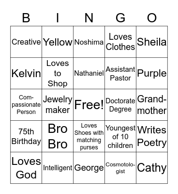 Getting to know Ora Bingo Card