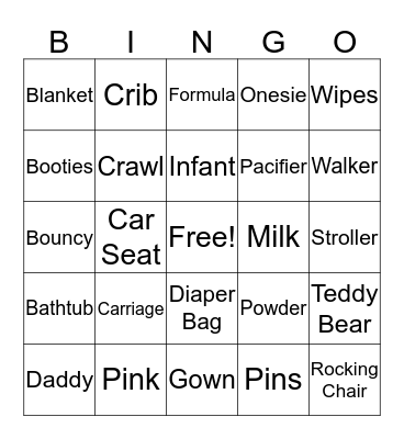 Jacqueline Ruth Riley's Bingo Card