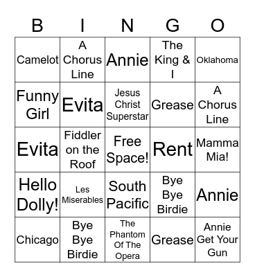 PLAYS Bingo Card