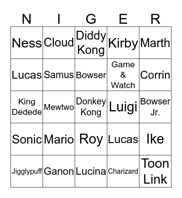 Smhas Bingo Card