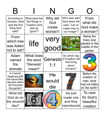 5TH SUNDAY GAMES Bingo Card