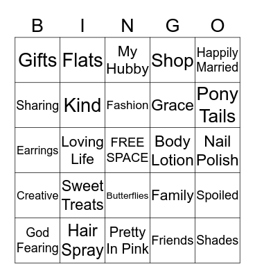 ANOTHER YEAR OF FABULOUS!!!!! Bingo Card