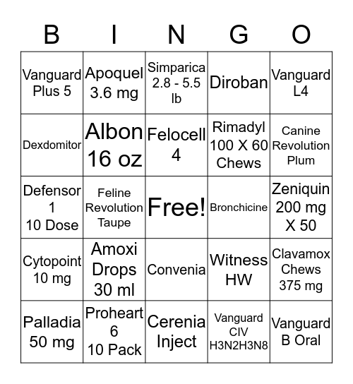 Customer Service Week!! Bingo Card