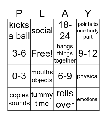 Let's Play Bingo Card