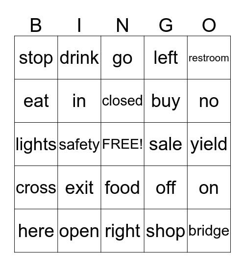 Life Bingo Card