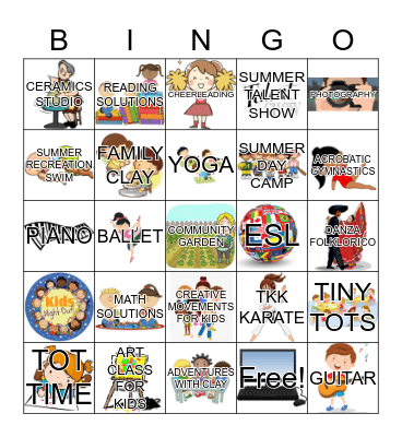 El Salvador Bingo Card