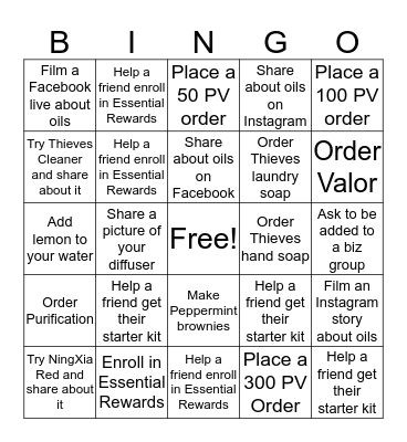 Soul Happy October Bingo Card