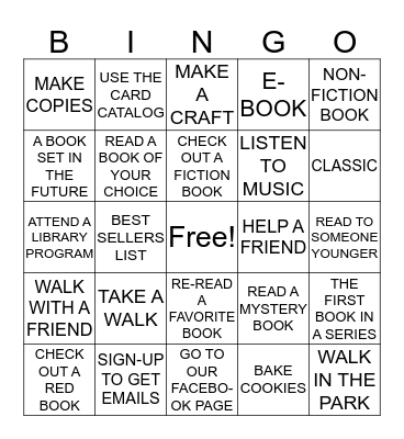 WINTER BINGO Card
