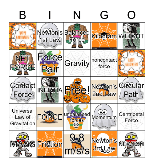 Chapter 2 Bingo Card