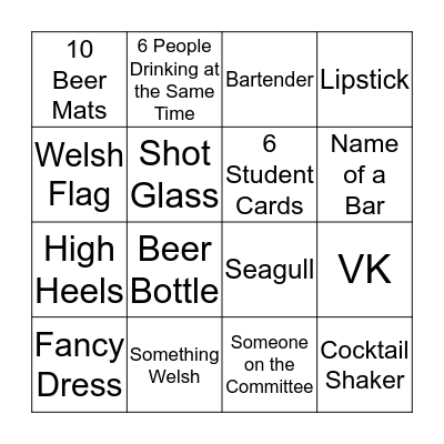 Photo Bingo! Bingo Card