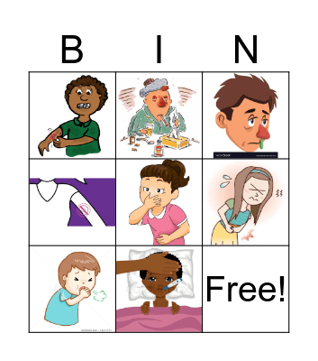 Health Bingo Card