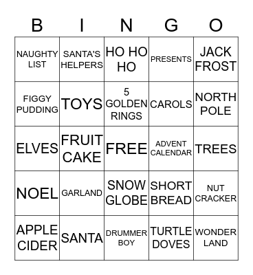 BAD ELF BINGO! Bingo Card