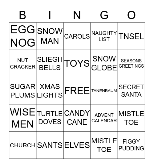 BAD ELF BINGO! Bingo Card