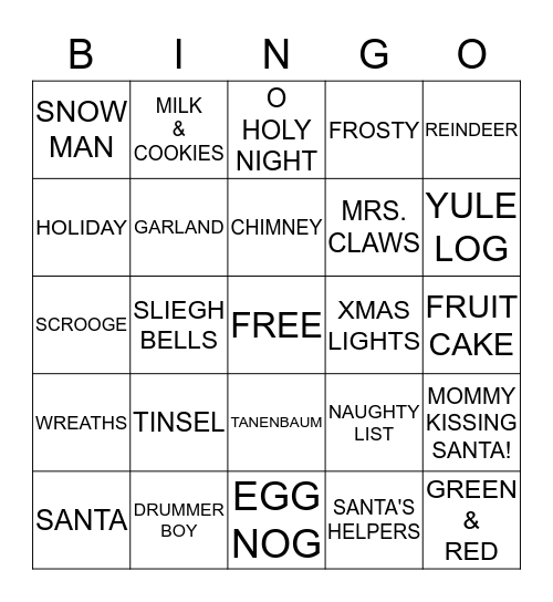 BAD ELF BINGO! Bingo Card