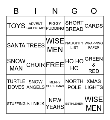 BAD ELF BINGO! Bingo Card