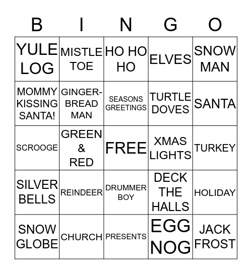 BAD ELF BINGO! Bingo Card