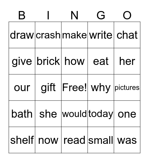 Journeys Lesson 7,8,9,10 Bingo Card