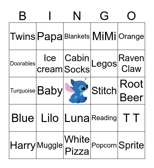 Emma V TURNS 8 Bingo Card